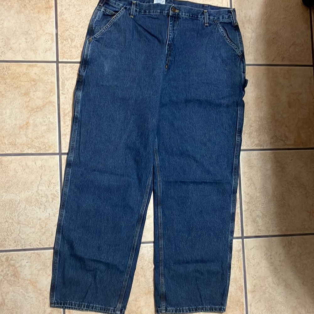 CARHARTT ORIGINAL DUNGAREE FIT 100% COTTON MENS 40x32 EXCELLENT CONDITION - Picture 2 of 6
